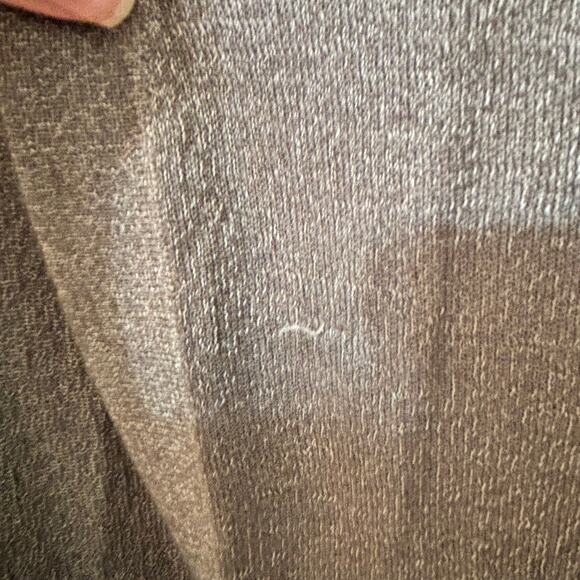 Loft - Womens - Open Front Silver/Gray Shimmer Long Sleeve  Cardigan - Size Med - Picture 6 of 13